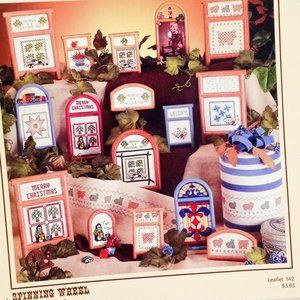 This That My Little Quilted Friends Spinning Wheel Cross Stitch Yvonne M Thorp